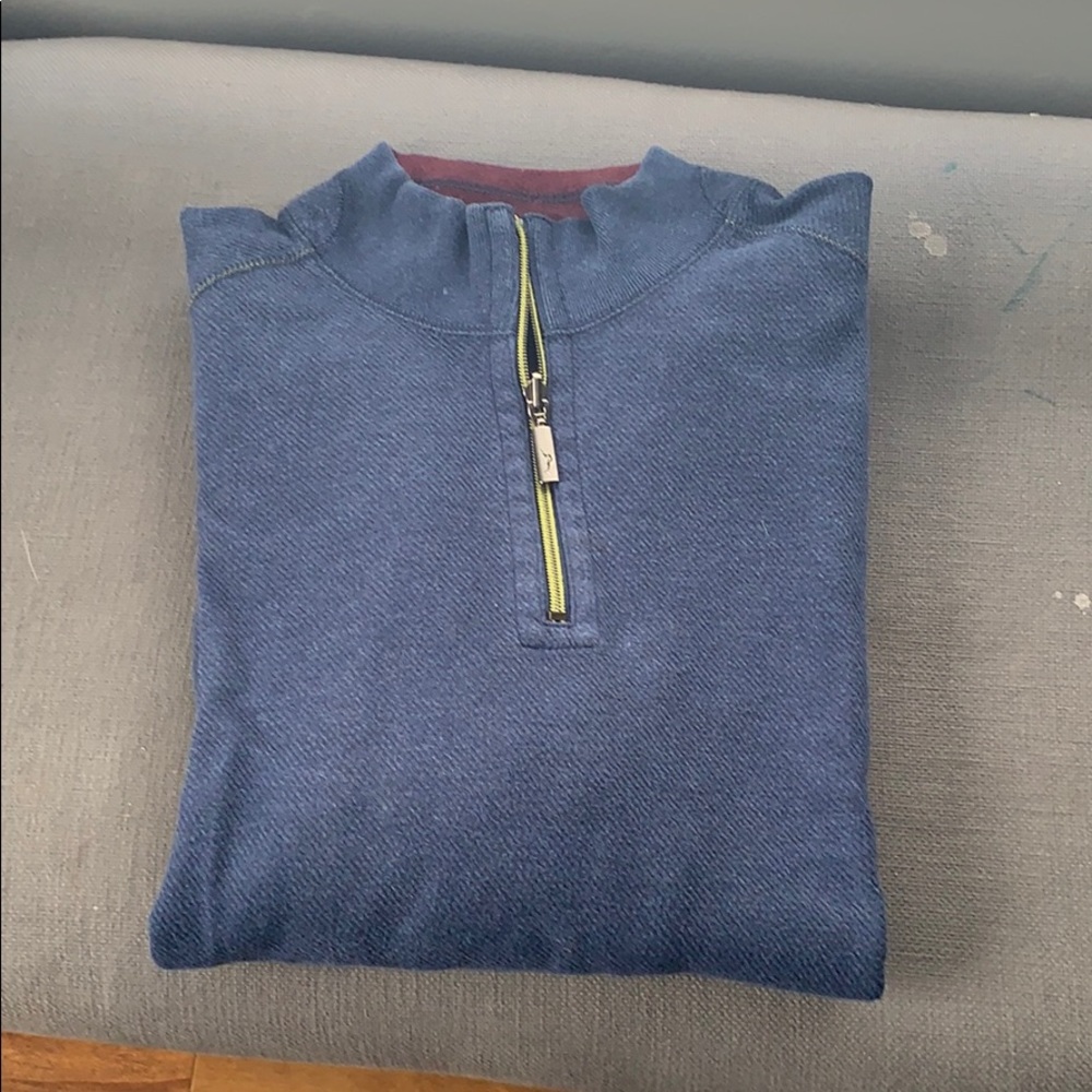 Tommy Bahama Men’s reversible zip pullover